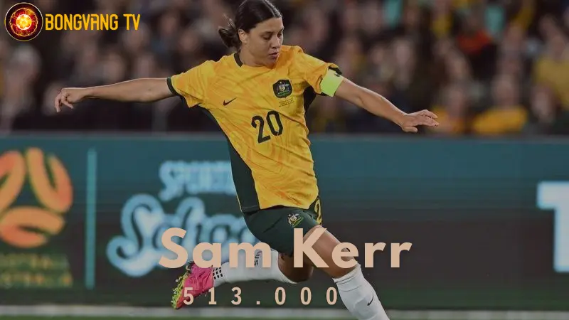 Sam Kerr - Cầu thủ bóng đá nữ được trả lương cao nhất 2023