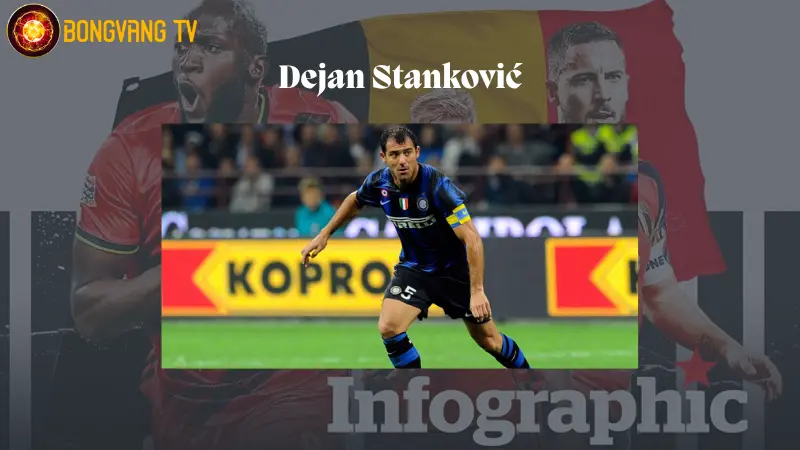 Dejan Stanković - cầu thủ Serbia xuất sắc nhất 