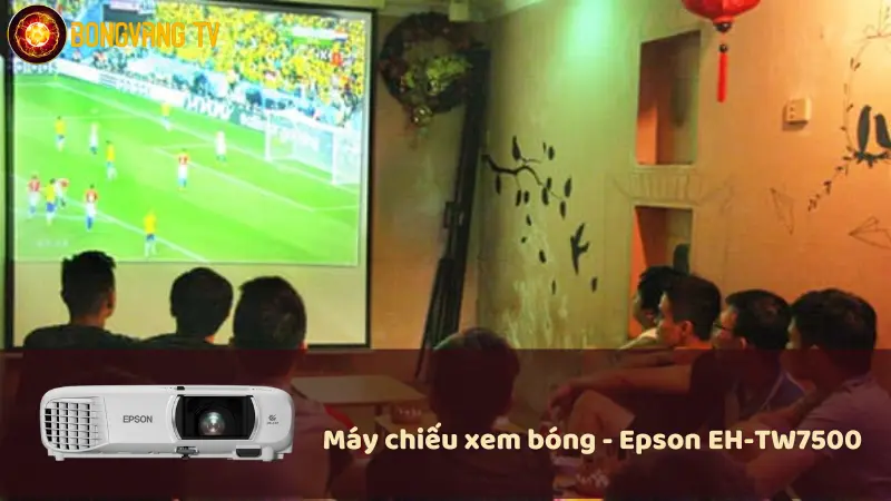 Top 5 máy chiếu xem bóng đá tốt nhất 2023 - Epson EH-TW7500