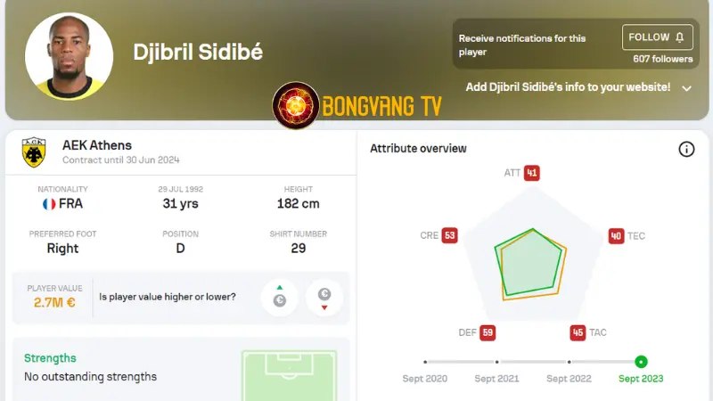 Đội hình pháp vô địch World Cup 2018 - Djibril Sidibe