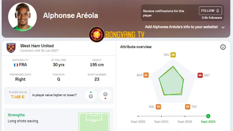 Đội hình pháp vô địch World Cup 2018 - Alphonse Areola