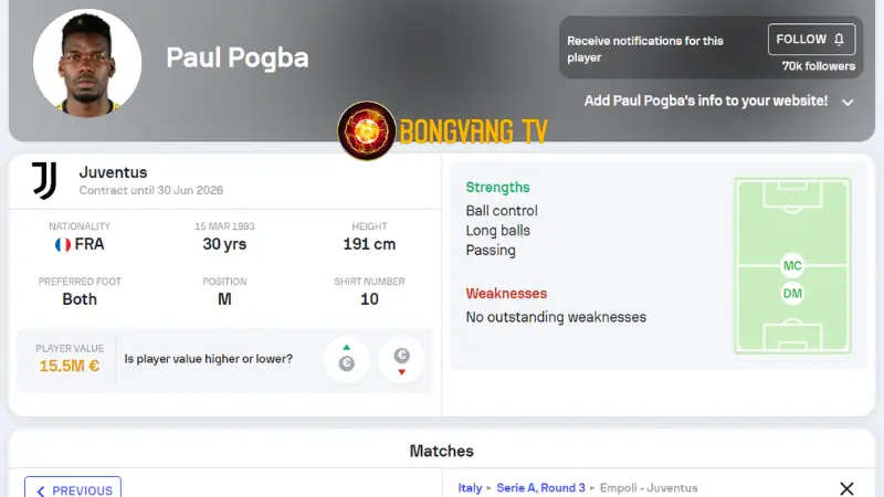 Đội hình pháp vô địch World Cup 2018 - Paul Pogba